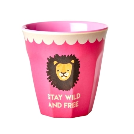 rice becher lion, pink