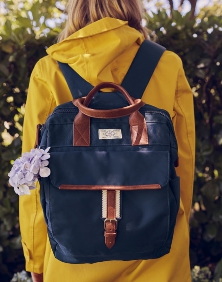 tom joule canvas rucksack "french navy"