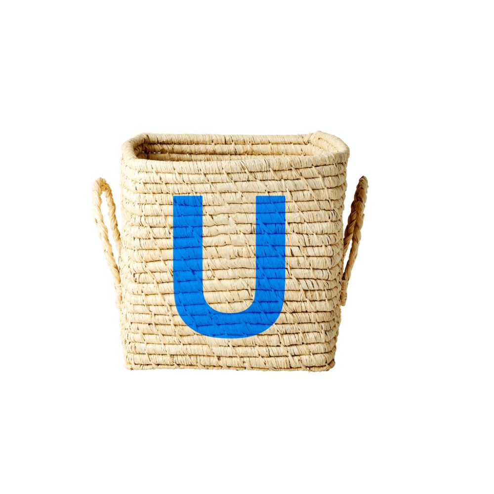 rice aufbewahrungskorb, buchstaben a-z - u