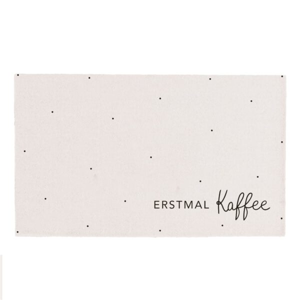 eulenschnitt fußmatte "erstmal kaffee"