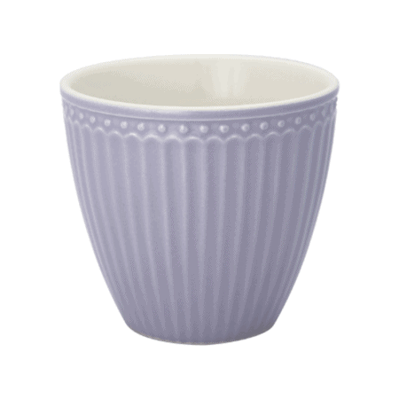 greengate tasse 'alice' latte cup lavender