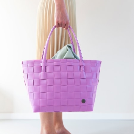 handed by flechtkorb paris shopper orchid pink