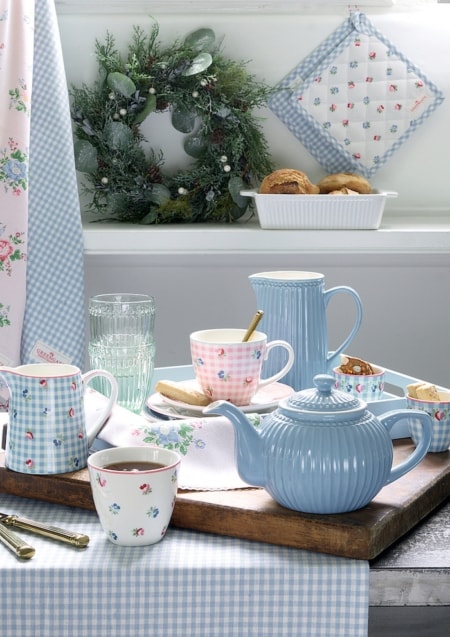 greengate tasse 'alice' sky blue