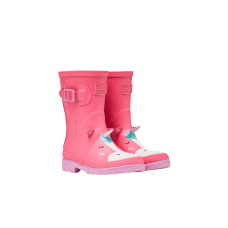 tom joule kindergummistiefel "pink unicorn"