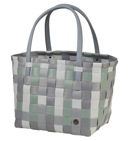 handed by flechtkorb color-block shopper elephant mix