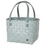 handed by flechtkorb color match shopper greyish green