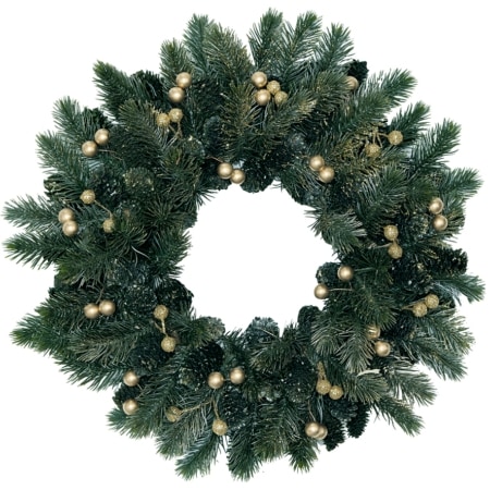 greengate weihnachtskranz 'charline' gold