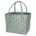 handed by flechtkorb paris shopper sage green