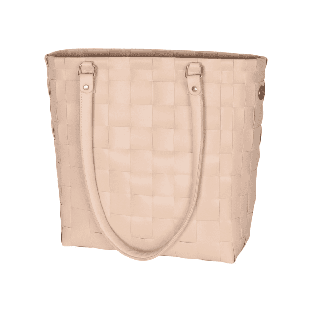 handed by flechtkorb soho shopper sahara sand