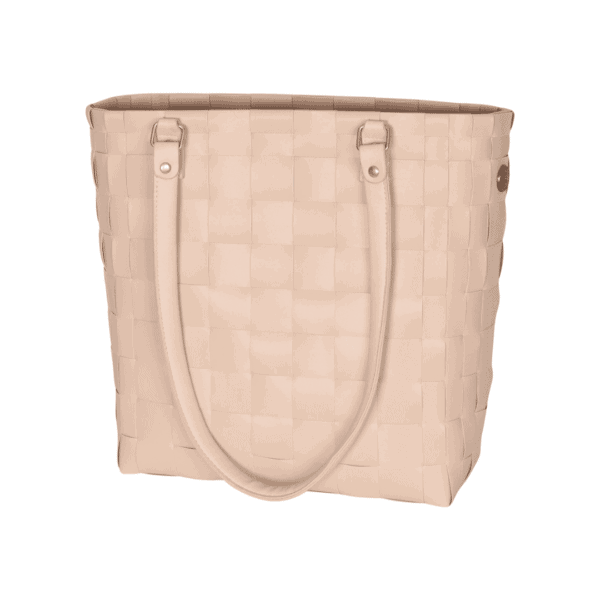 handed by flechtkorb soho shopper sahara sand
