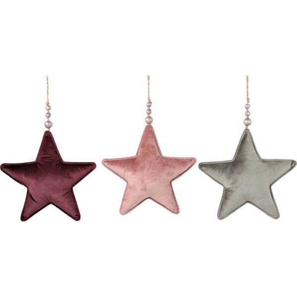 hoff interieur samthänger stern, verschiedene farben
