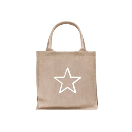 eulenschnitt mini jute shopper “stern”