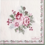 greengate papierservietten 'charline' white