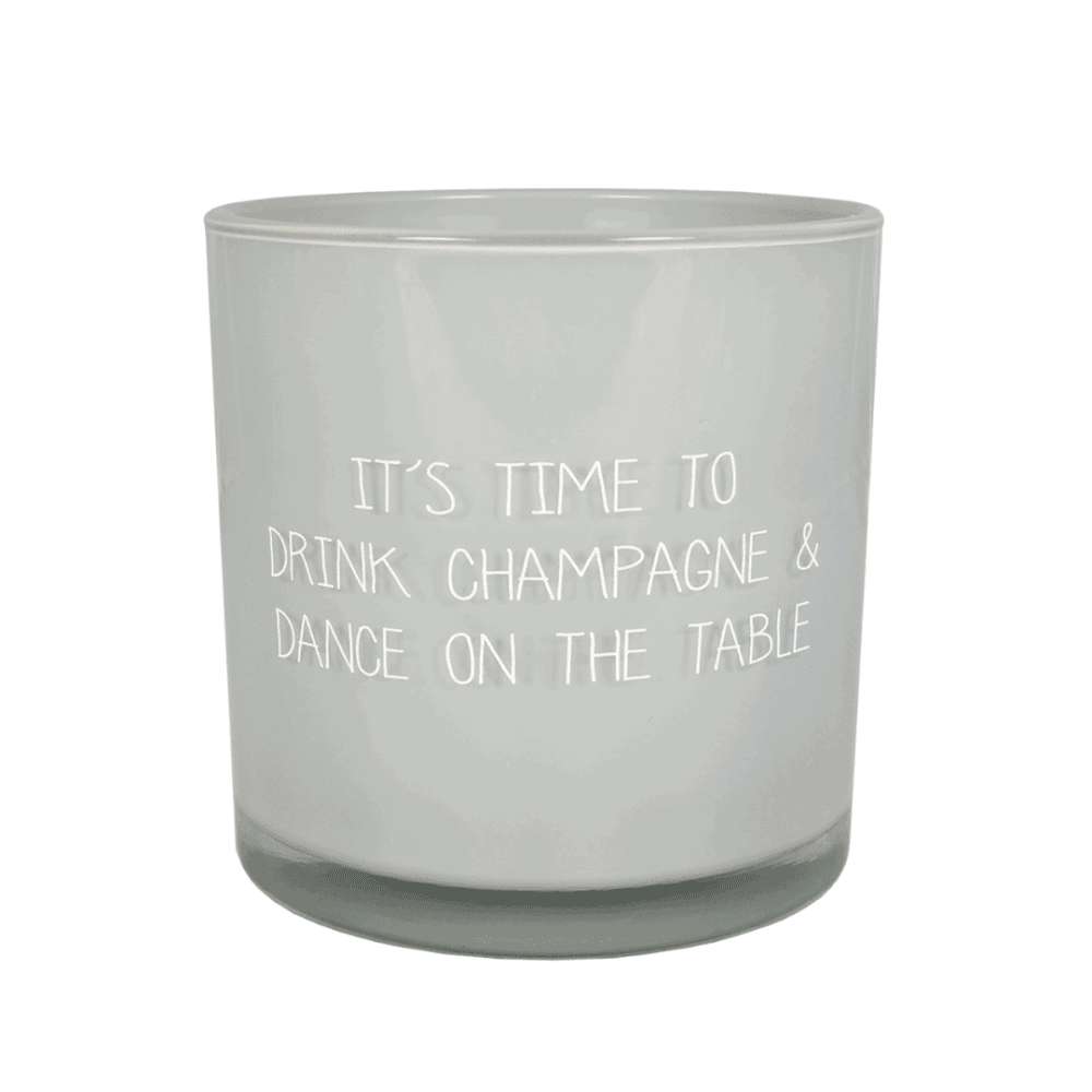 my flame duftkerze “drink champagne”, amber's secret
