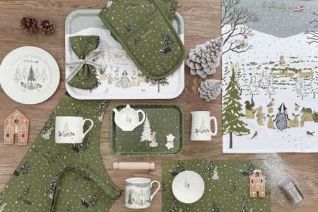 sophie allport schürze "festive forest"