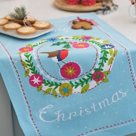 ulster weavers geschirrtuch "merry christmas"