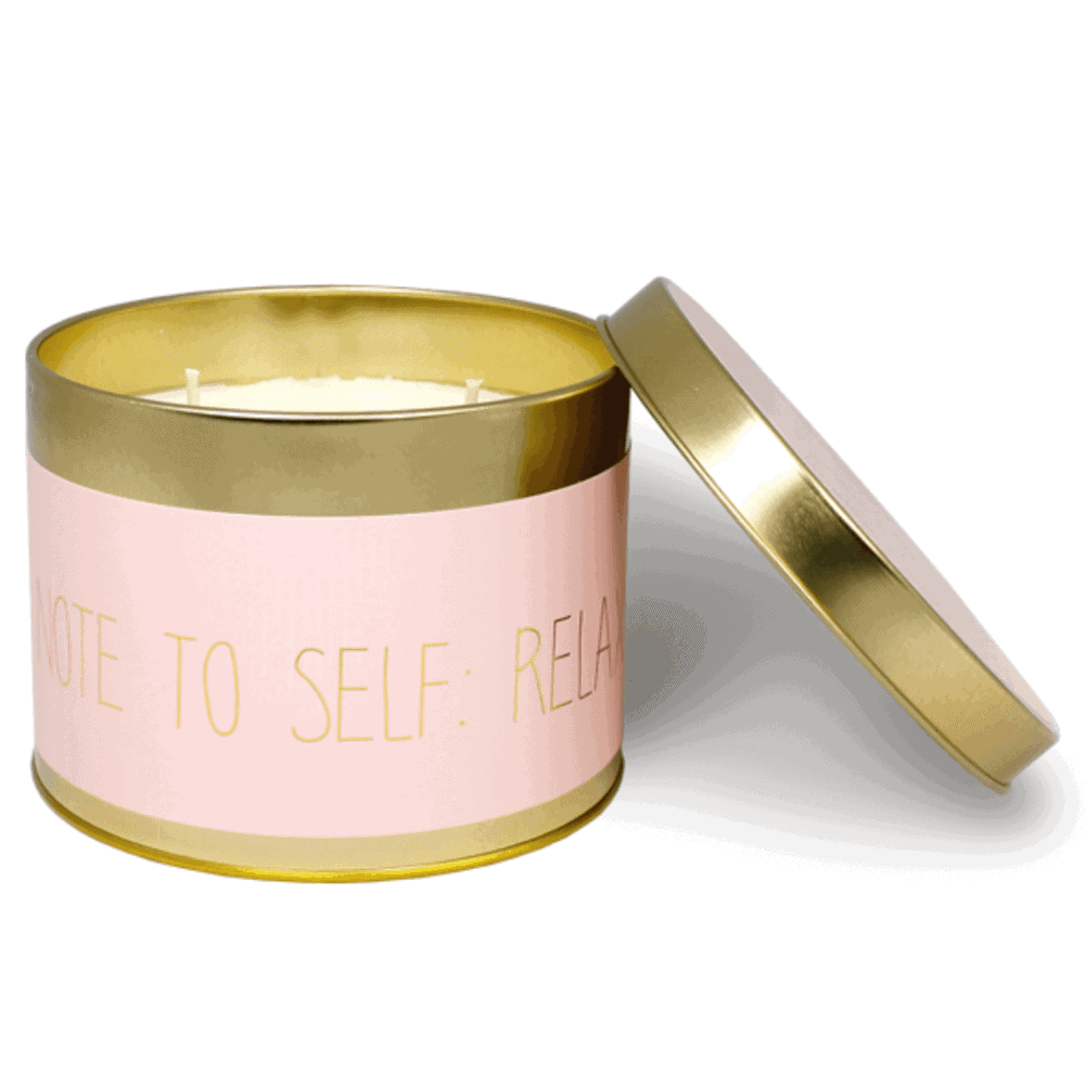my flame duftkerze “note to self”, green tea