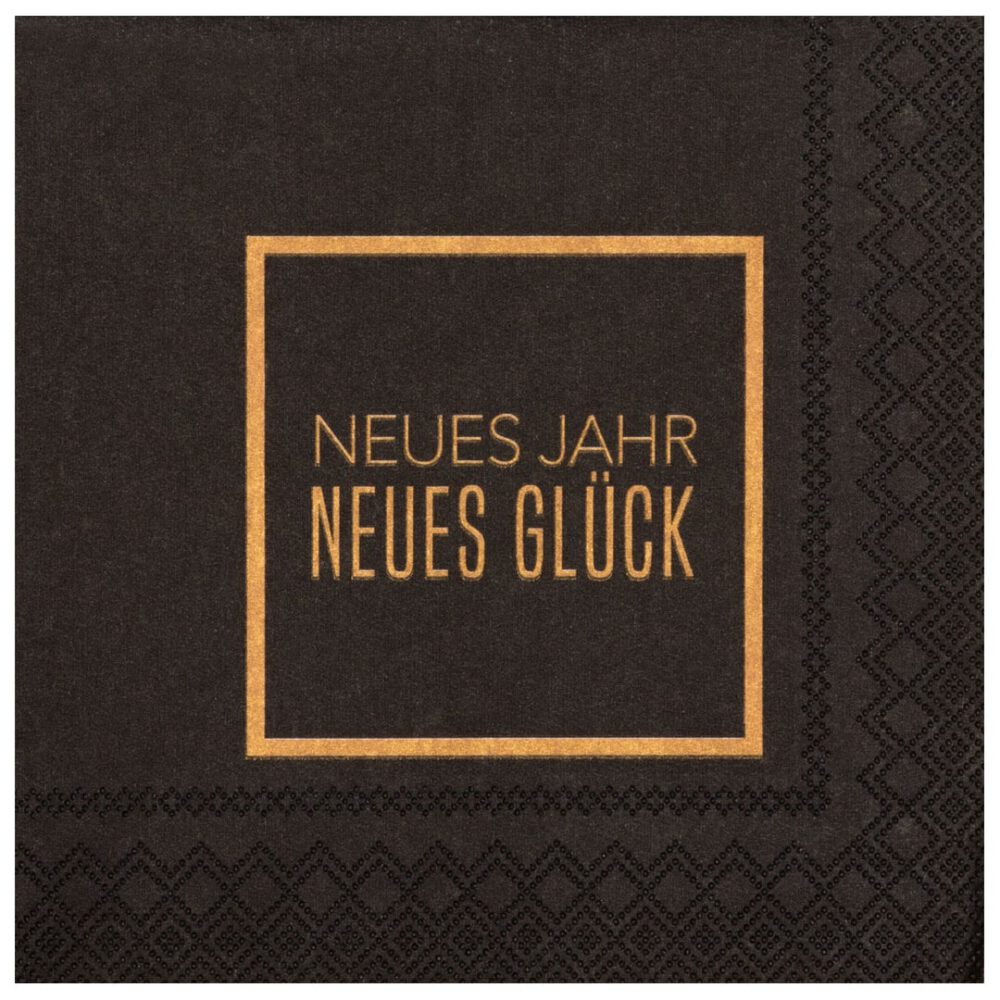 rÄder papierservietten neues jahr neues glück