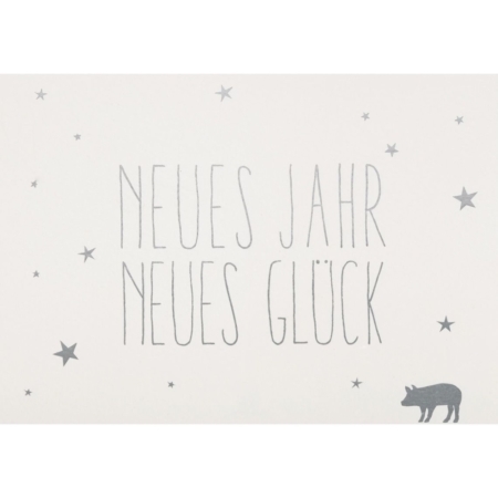 rÄder postkarte "neues jahr neues glück"