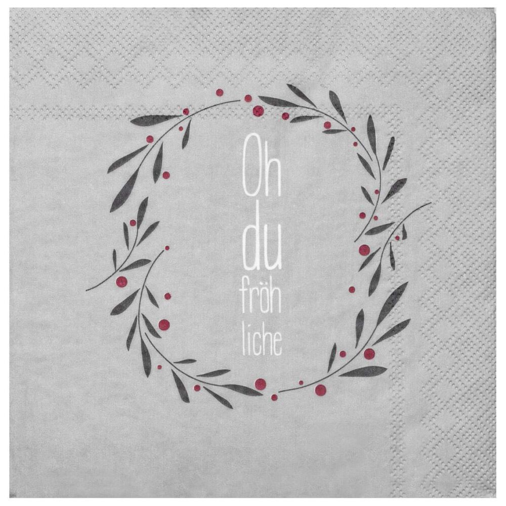 rÄder papierservietten “oh du fröhliche”