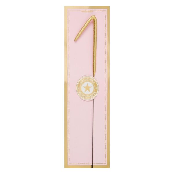 wondercandle sprühkerze zahl “1”