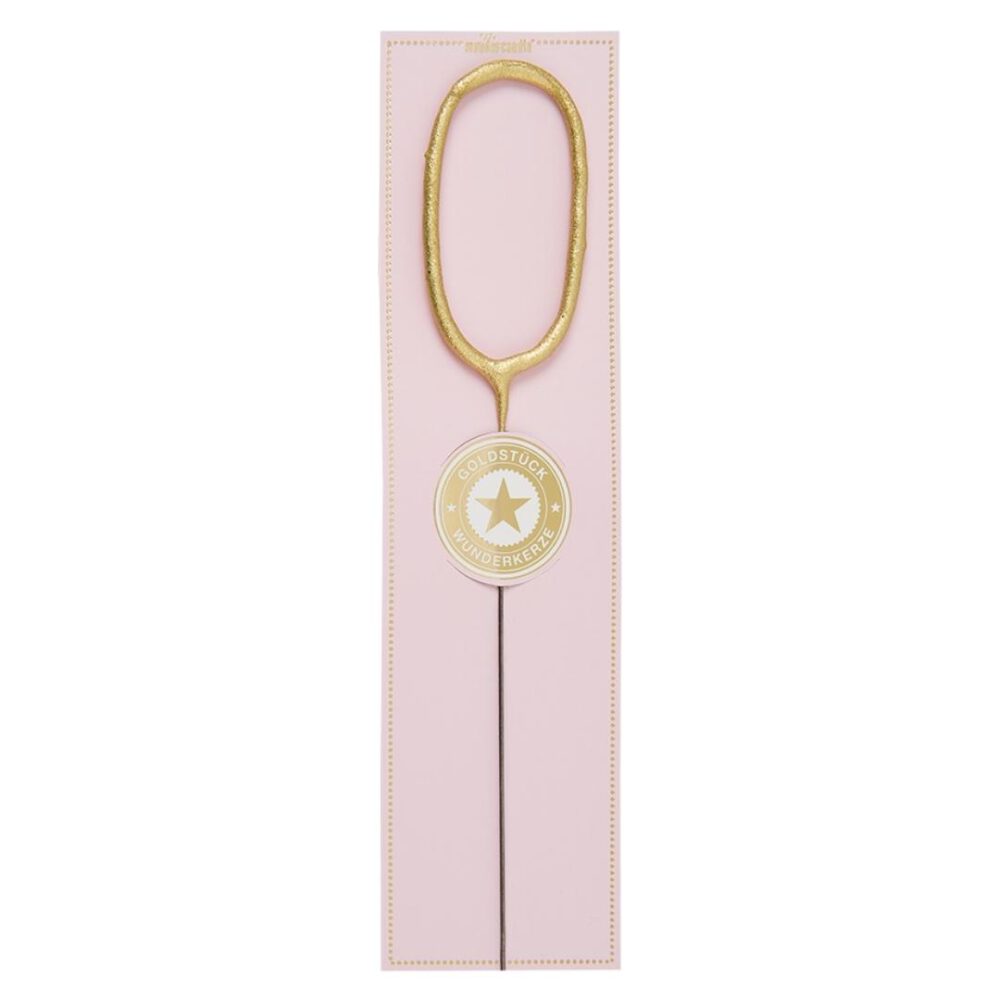 wondercandle sprühkerze zahl "0"