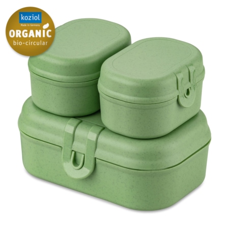 koziol lunchbox-set pascal mini, leaf green