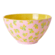 rice salatschüssel, pink lemon print