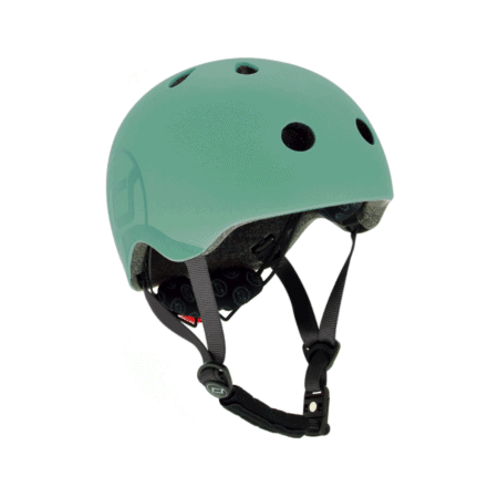 scoot and ride kinderhelm s – m, forest