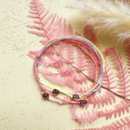 friday atelier armband beach pastels, 3 farben