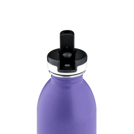 24bottles trinkflasche athleisure sport bottle 0,5l - diverse prints - purple rhythm