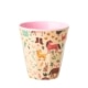 rice kleiner becher, soft pink farm print