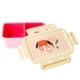 rice tiefer kinderteller, soft pink farm print