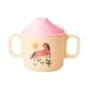 rice tiefer kinderteller, soft pink farm print