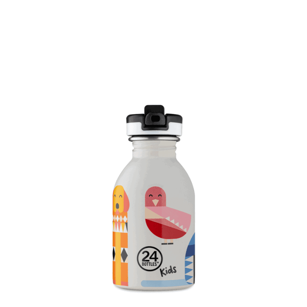 24bottles trinkflasche kids 250ml mit sportverschluss - diverse motive & farben - best friends