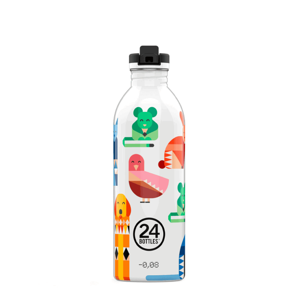 24bottles trinkflasche kids 500 ml mit sportverschluss - diverse motive - best friends