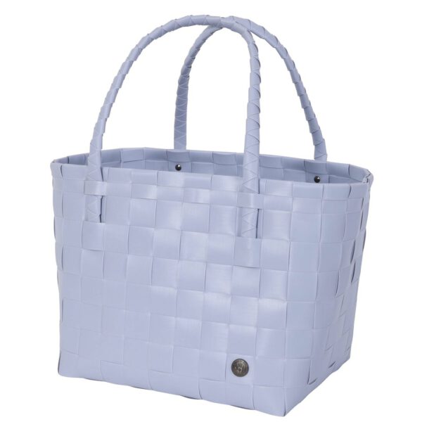 handed by, flechtkorb paris shopper, pale blue grey