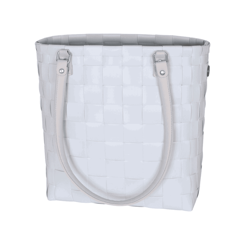 handed by flechtkorb soho shopper, apricot blush