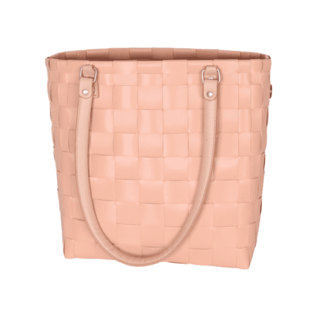 handed by flechtkorb soho shopper, apricot blush