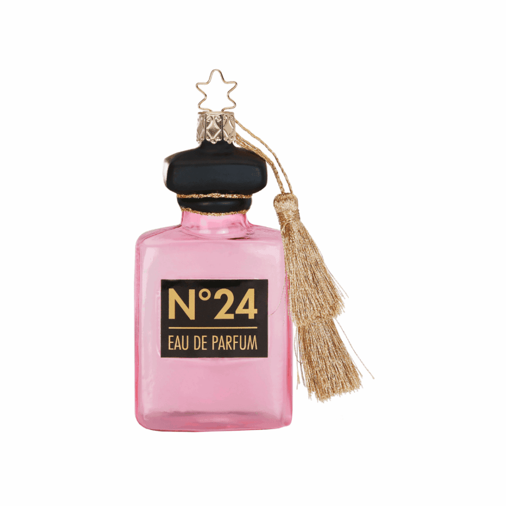 inge glas christbaumanhänger "eau de parfum", rosa