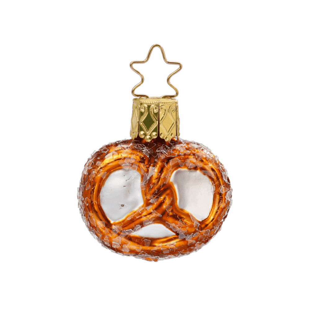 inge glas christbaumanhänger "brezel"