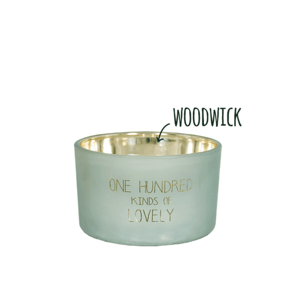 my flame duftkerze “100 kinds of lovely", minty bamboo