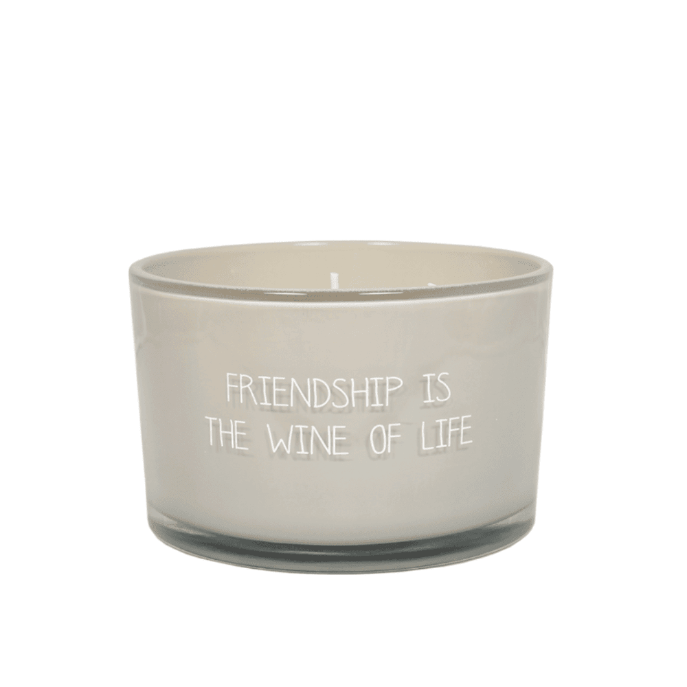 my flame duftkerze “friendship is the wine of life", fig's delight