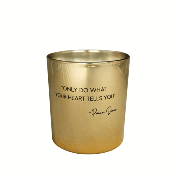 my flame duftkerze “only do what your heart tells you”, silky tonka