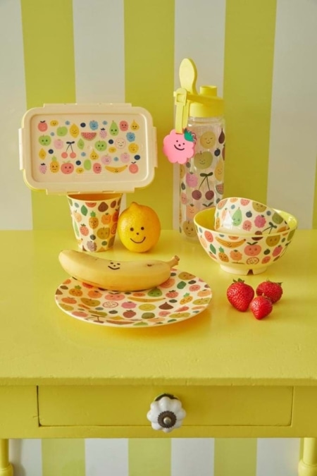 rice lunchbox happy fruits