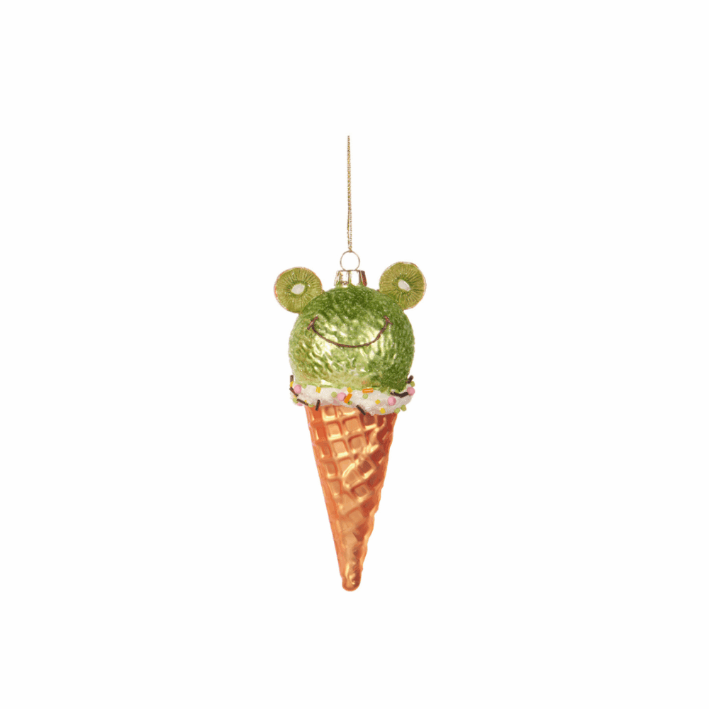 goodwill christbaumanhänger "animal ice cream", 3 farben - rosa