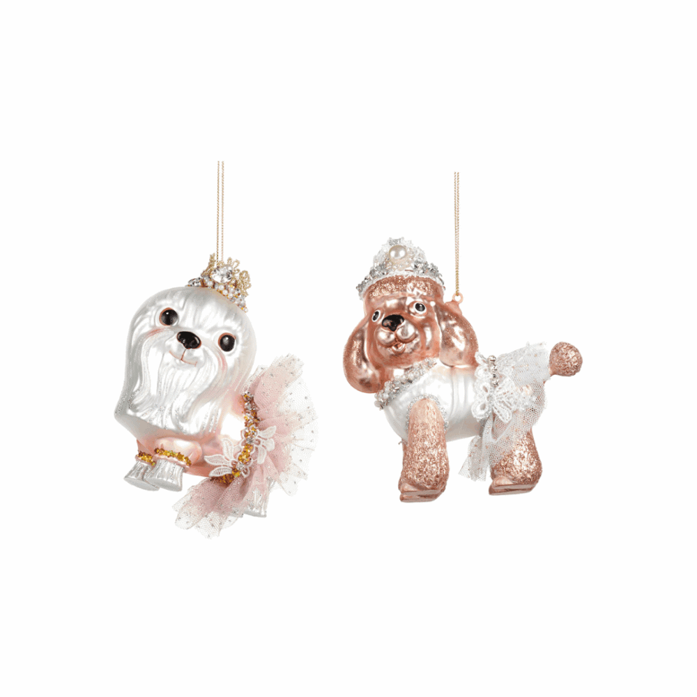 goodwill christbaumanhänger "ballerina dog", 2 farben