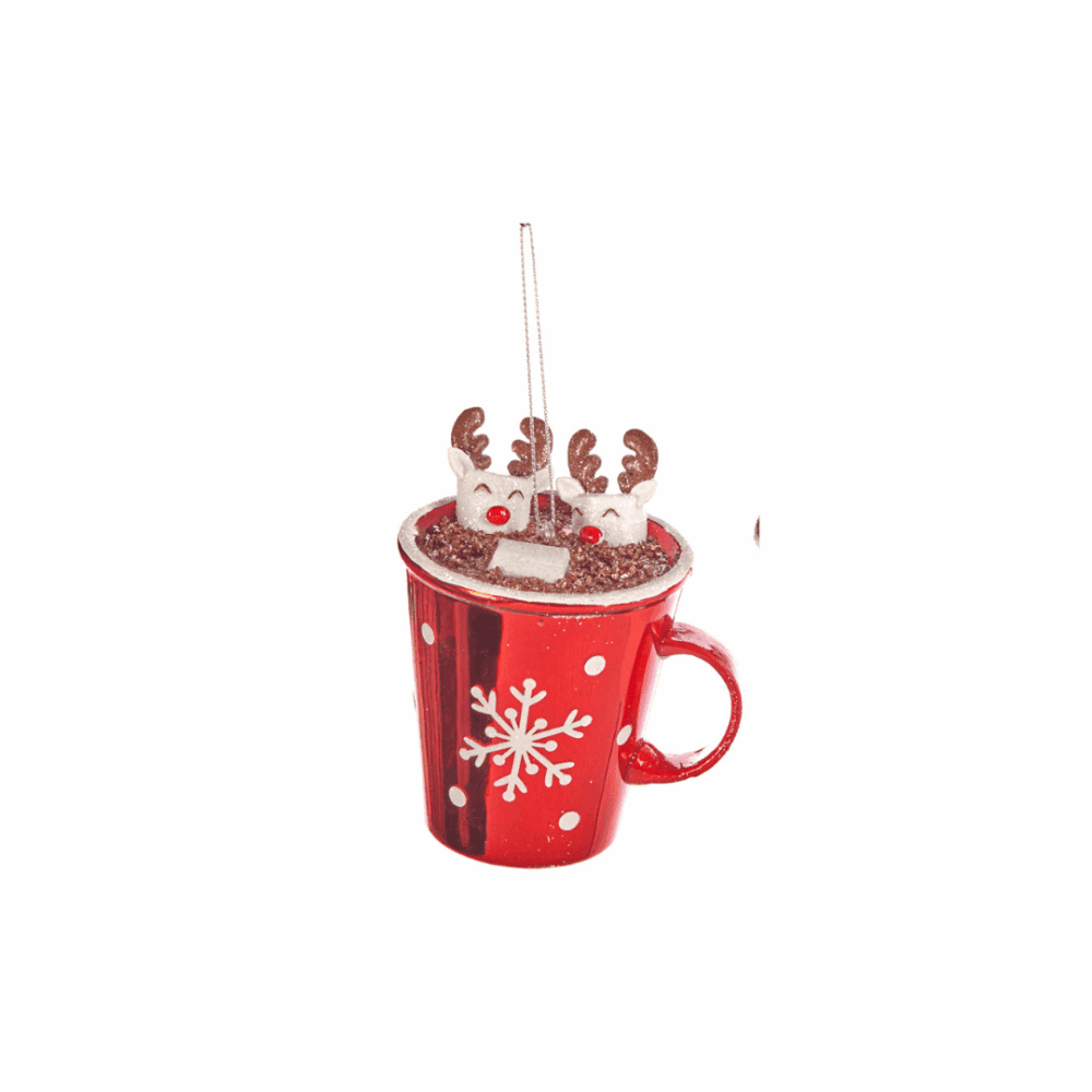 goodwill christbaumanhänger "x-mas mug", 3 farben - rot