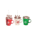 goodwill christbaumanhänger "x-mas mug", 3 farben - rot