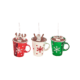 goodwill christbaumanhänger "x-mas mug", 3 farben - rot